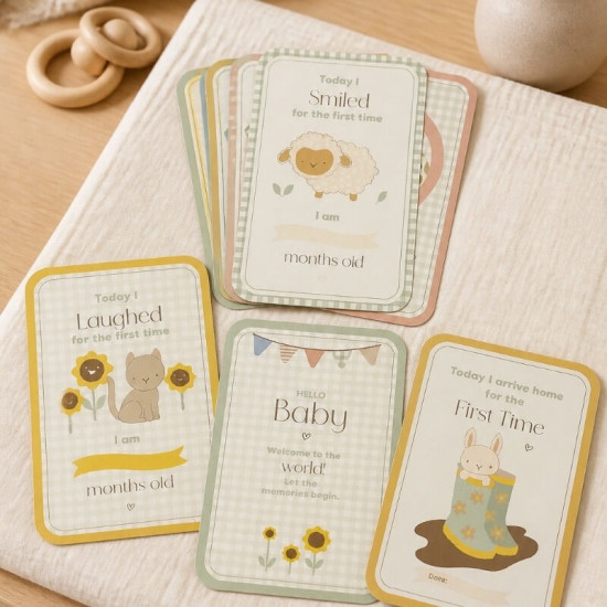 30 Baby Milestone Cards