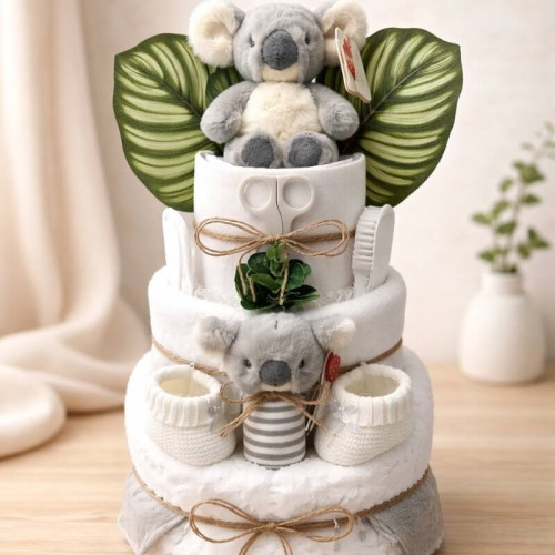 Australian Koala Nappy Cake