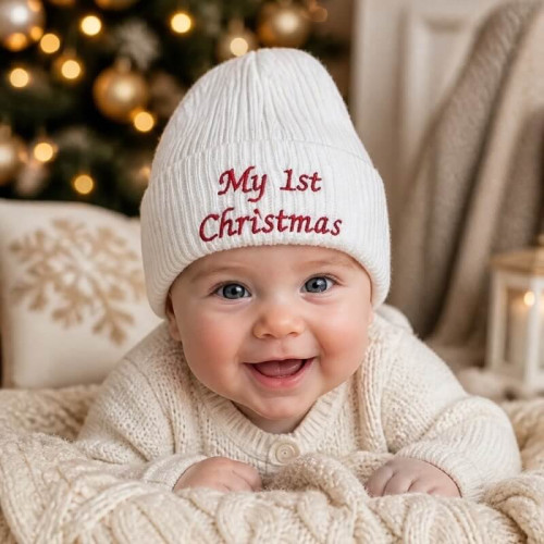 Babies 1st Christmas Hat