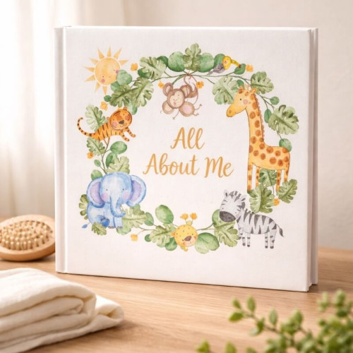 Baby Safari Keepsake Journal