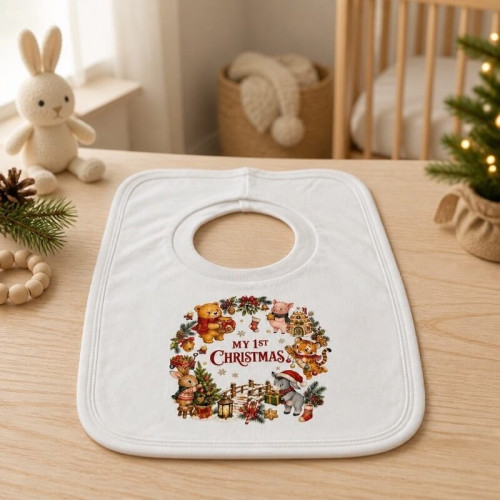 Baby 1st Christmas Bib Baby 1st Christmas Bib