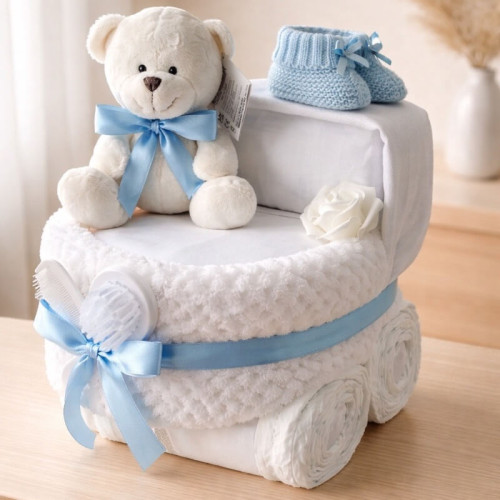 Blue Ribbon Nappy Pram 