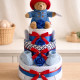 Blue Paddington Nappy Cake
