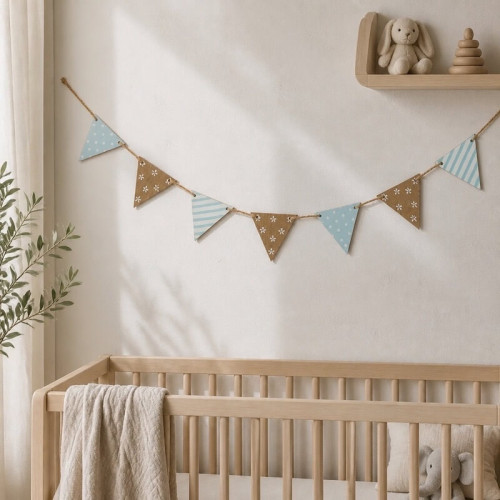 Petit Cheri Blue Baby Bunting