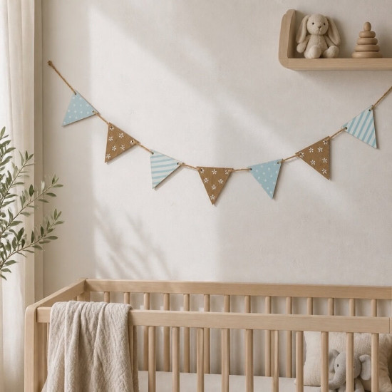 Petit Cheri Blue Baby Bunting