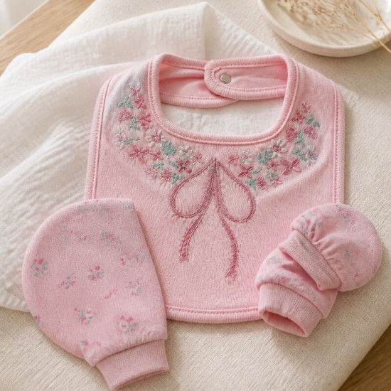 Pink Bow Baby Hamper Pink Bow Baby Hamper