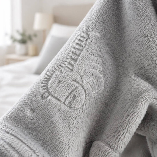 Personalised Baby Hooded Robe 