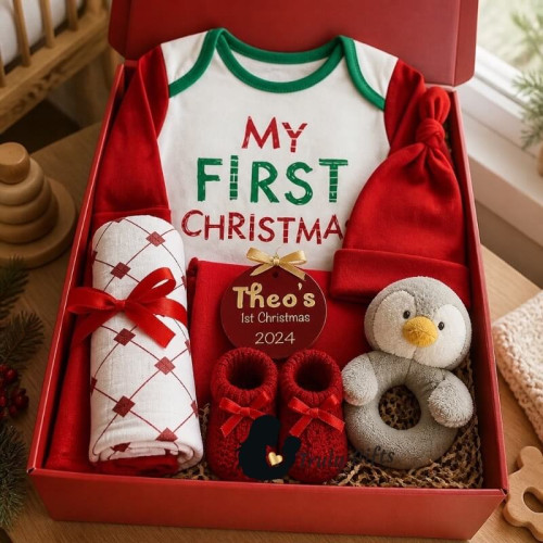 Personalised First Christmas Box