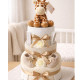 Giraffe Rattle Nappy Cake