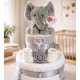 Grey Elephant Nappy Cake