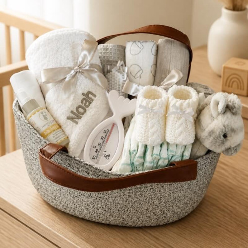 Grey Complete Nappy Caddy