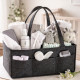 Grey Filled Nappy Caddy Grey Filled Nappy Caddy