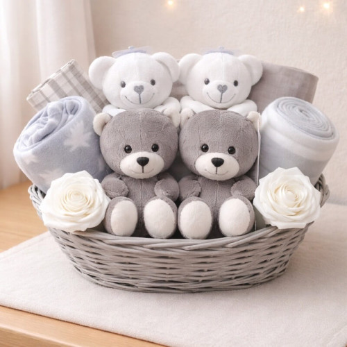 Grey Twins Gift Basket