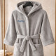 Personalised Grey Baby Dressing Gown