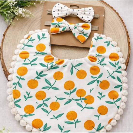 Personalised Floral Bib Set Personalised Floral Bib Set
