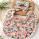 Personalised Floral Bib Set Personalised Floral Bib Set