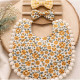 Personalised Floral Bib Set Personalised Floral Bib Set