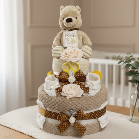 Nappy Cake Pooh Bear