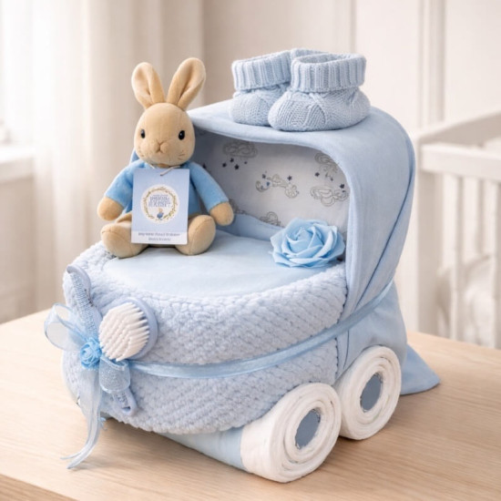 Nappy Cake Pram Peter Rabbit