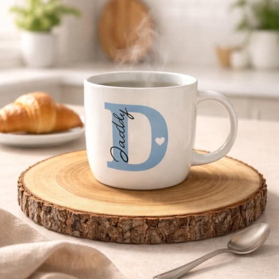 New Daddy Initial Mug 