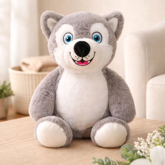 Personalised Large Husky Plush Personalised Large Husky Plush