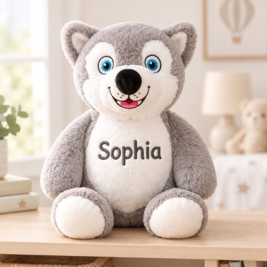 Personalised Large Husky Plush