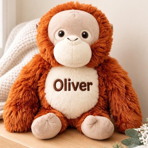 Personalised Large Plush Orangutan