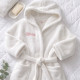 Personalised White Baby Dressing Gown