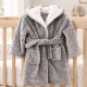 Plush Embroidered Baby Dressing Gown Plush Embroidered Baby Dressing Gown