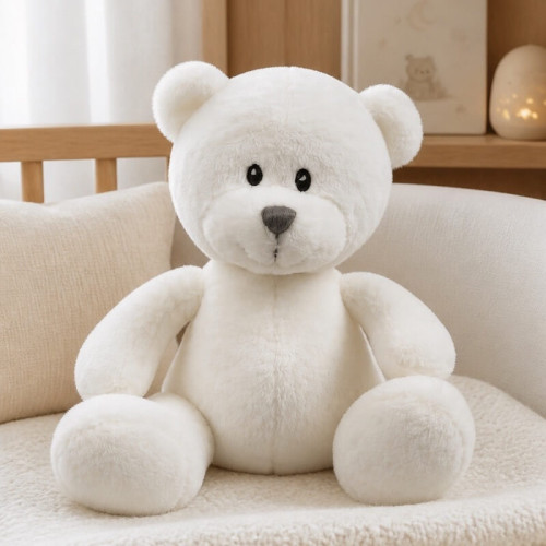 White Bundles Bear Toy