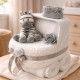 White Nappy Pram Zebra White Nappy Pram Zebra