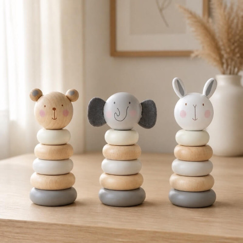 Bambino Wooden Stacking Rings Bambino Wooden Stacking Rings
