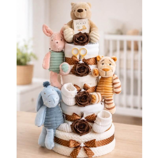 Woodland Friends Nappy Cake Woodland Friends Nappy Cake