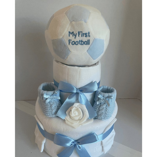 Nappy Cake Blue Football