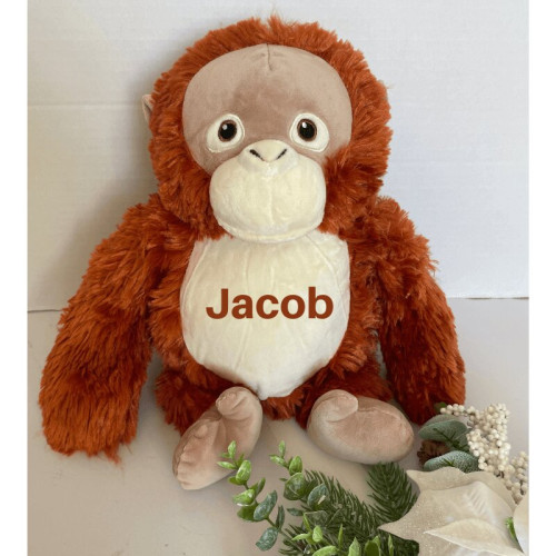 Personalised Large Plush Orangutan