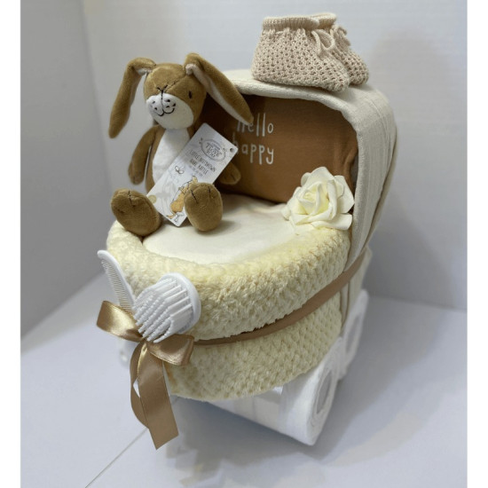 Nappy Cake Pram Rabbit