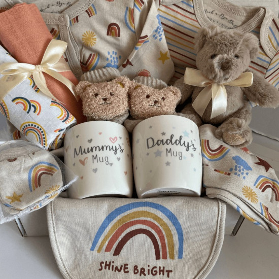 Rainbow Bear Baby Hamper