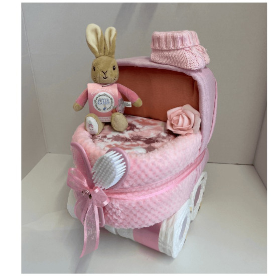Flopsy Pram Nappy Cake