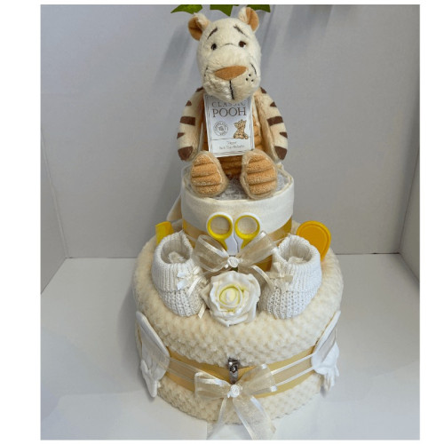 2Tier Tigger Nappy Cake