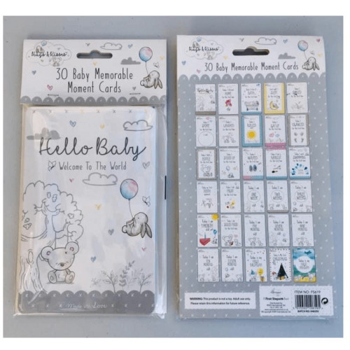 30 Baby Milestone Cards