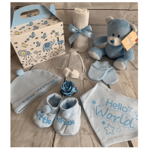 Hello World Blue Hamper