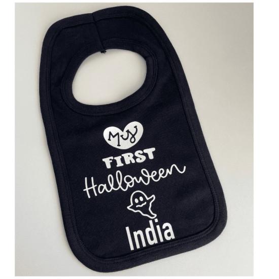 Babies 1st Halloween Bib