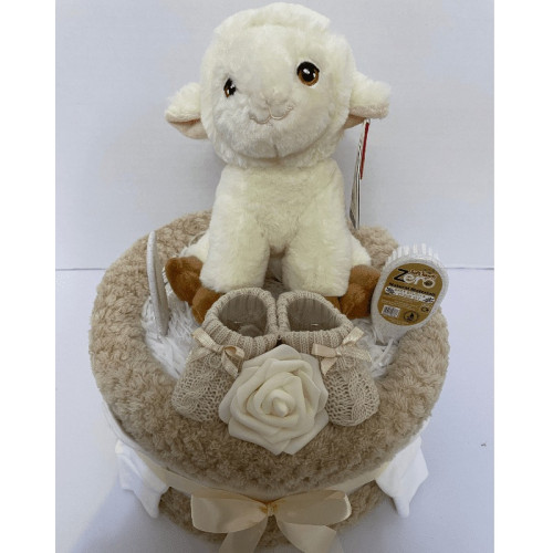Baby Lamb Nappy Cake