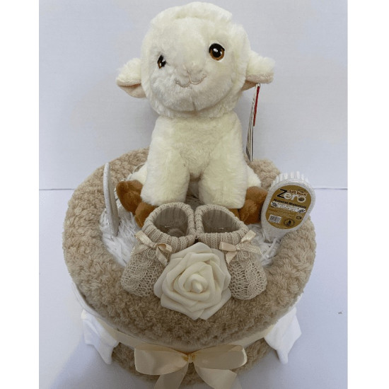 Baby Lamb Nappy Cake