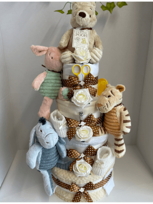 Woodland Friends Nappy Cake