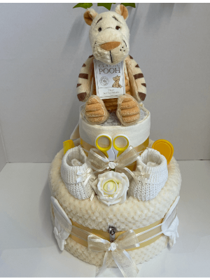 2Tier Tigger Nappy Cake