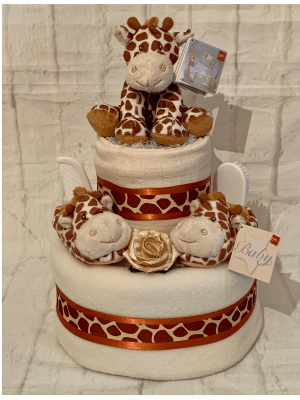 Bing Giraffe Nappy Cake