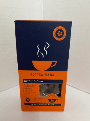 Get Up & Glow Tea, organic teabags suitable for 2nd trimester of pregnancy