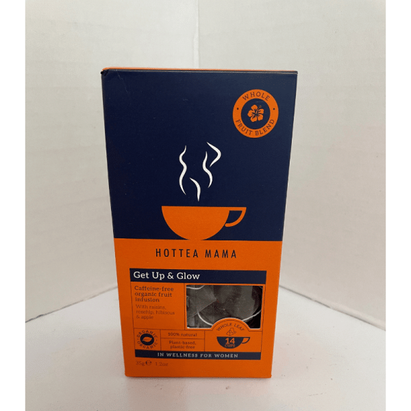 Get Up & Glow Tea, organic teabags suitable for 2nd trimester of pregnancy