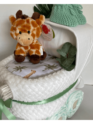 Safari Nappy Cake Pram